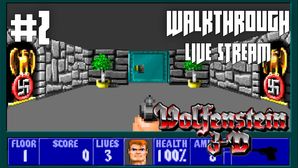 Wolfenstein 3D прохождение игры - Часть 2 [Ностальгическая Пятница #31 | LIVE]
