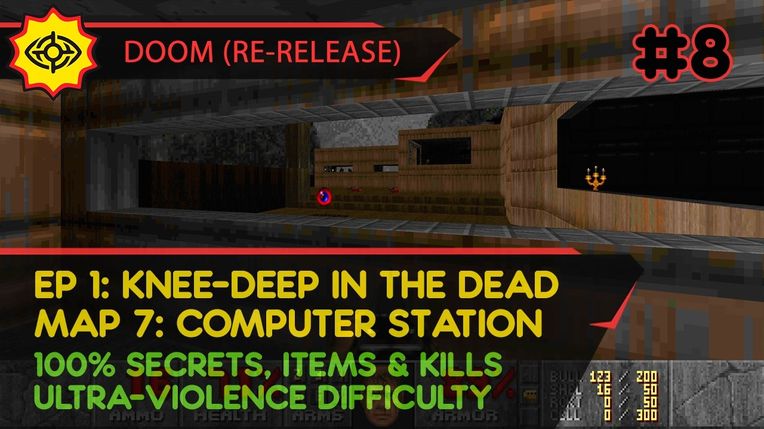 E1M7: COMPUTER STATION - DOOM (RE-RELEASE) [UV | PISTOL START | ALL SECRETS, ITEMS, KILLS]