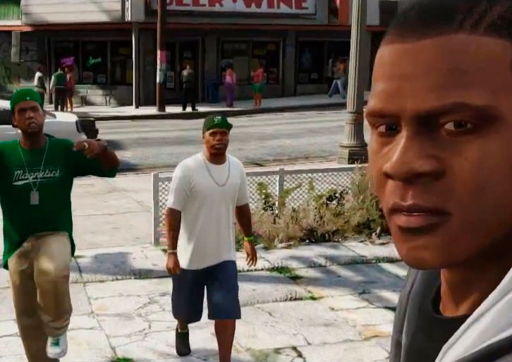 Франклин из GTA 5 и Си Джей из San Andreas работают над новым проектом