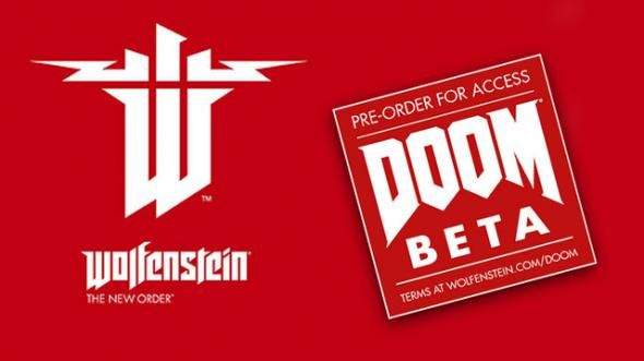 Доступ к бете нового Doom получат лишь те, кто предзаказал Wolfenstein для PC, PS4 и Xbox One