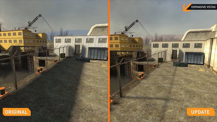Half-Life 2: Update олдскул с обновленной графикой