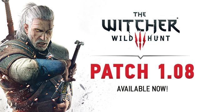 Обновление версии 1.08 для The Witcher 3 уже доступно на всех платформах